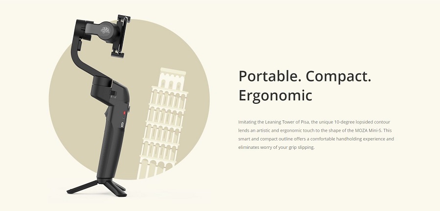 MOZA MINI-S, el nuevo estabilizador para Smartphone plegable 